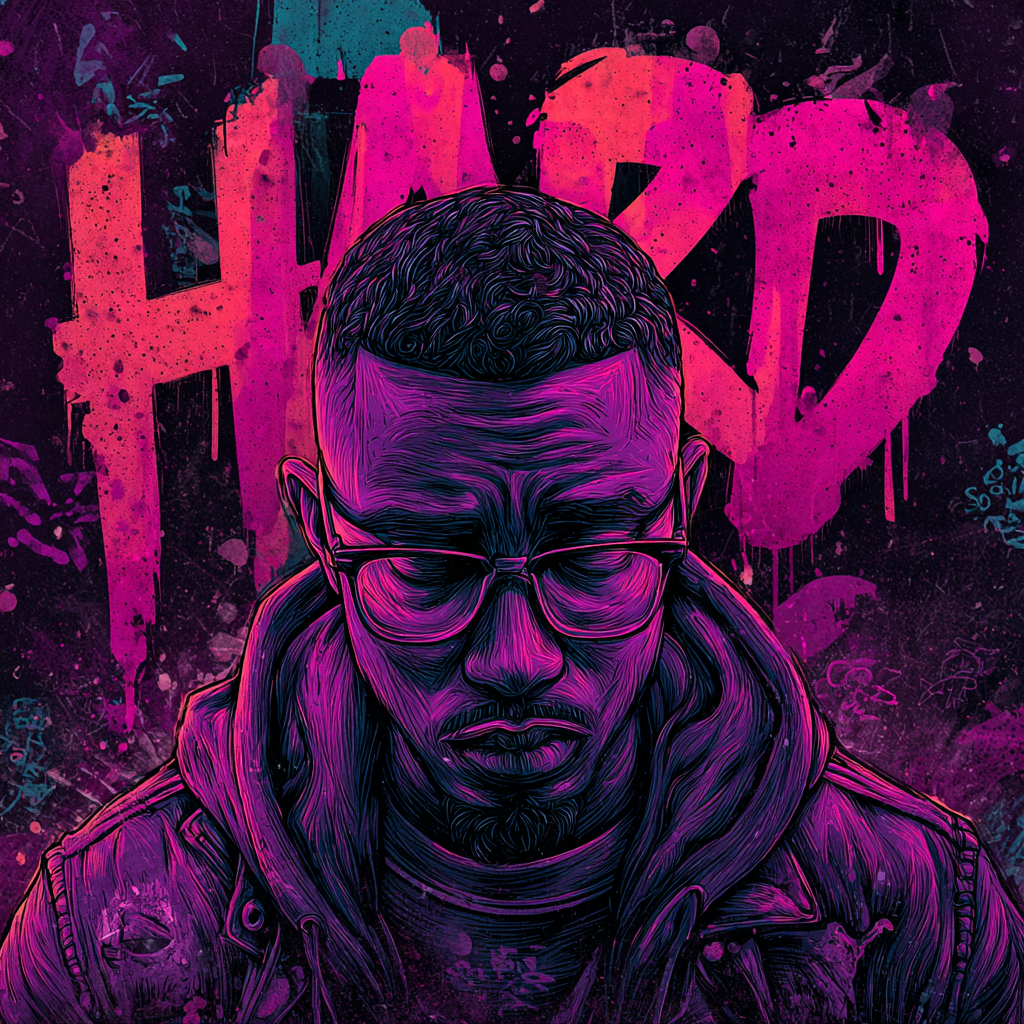 Création pochette album rap – design graphique musical professionnel agence web design Genève