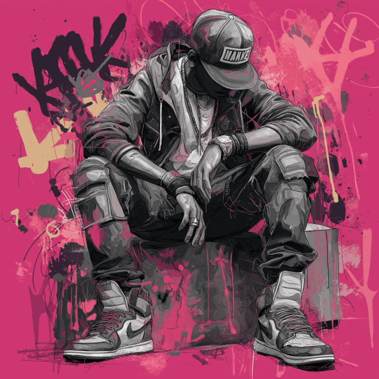 Design graphique graffiti urbain coloré – création visuelle jeunesse agence web design Genève