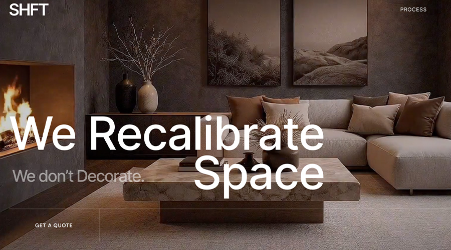 Création site design intérieur et architecture à Genève – web design élégant et immersif pour architectes