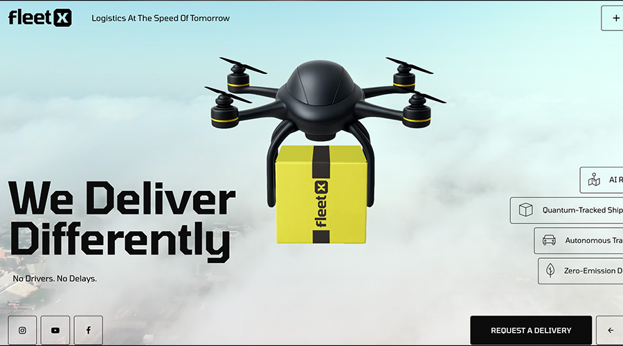 Site drones et technologie à Genève – création web design innovant pour entreprises tech et startups suisses