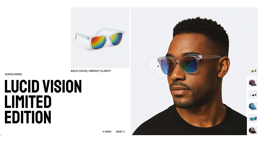 Site lunetterie et optique à Genève – création web design moderne pour opticiens et boutiques de lunettes